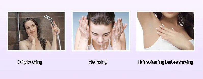 Cream mousse shower gel