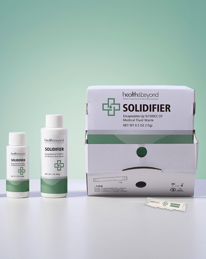 Encapsulates up to 500CC Solidifier