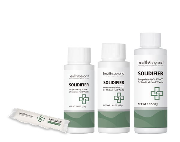 Encapsulates up to 500CC Solidifier